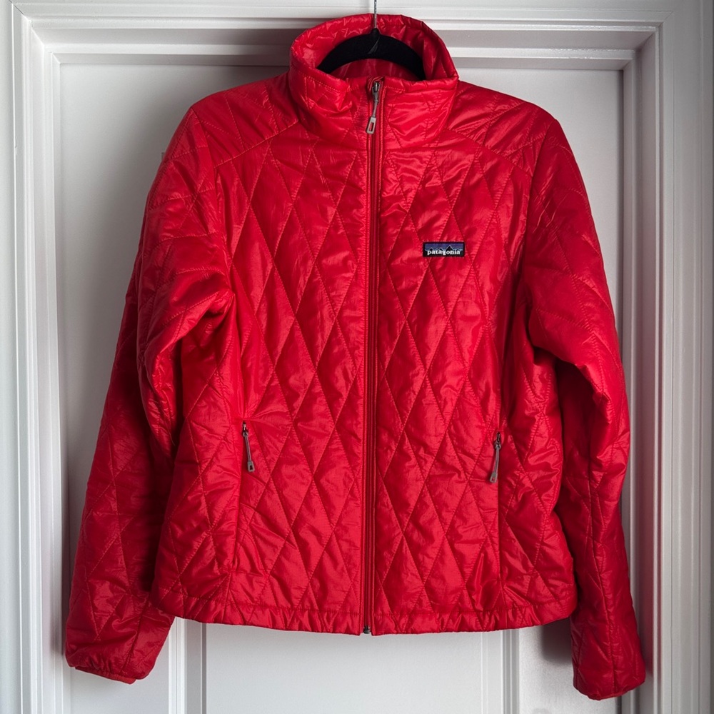 Patagonia Women's Nano Puff Insulated Jacket - Vibrant Red - Circa early 2000s